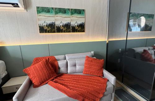 Viva hospedagens - Flat 009 beira mar com Varanda e piscina aquecida - Photo 22