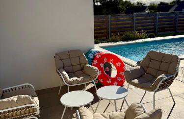 Port-Manech', Maison avec piscine - Plages à pied - Photo 31