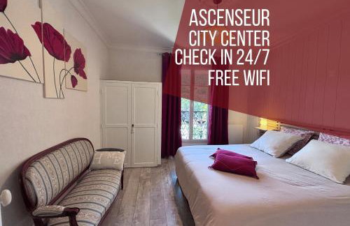 Le 130 - 1 chambre - Wifi - Proche Parc Thermal - 2 personnes - Foto 1