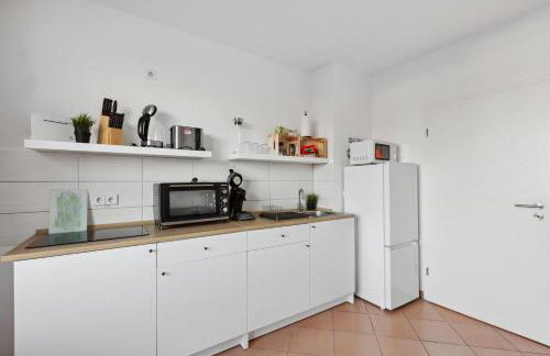 Larooms Merseburg - Apartment NP21 - 2 Zimmer - 4 Betten - Waschmaschine - Parkplatz - Balkon - Foto 7