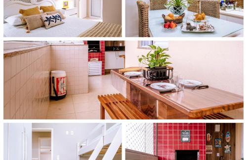 VARANDA GOURMET c churrasqueira-3 quartos- Wi-fi - Foto 11