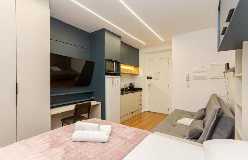 One House – Academia, Piscina e Coworking | Gonzaga Stays - Foto 53