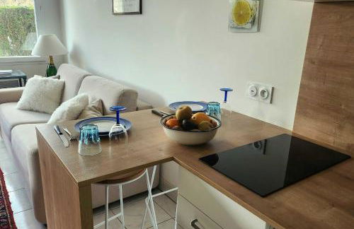 Nice T2 with garden and terrace in Tourgéville - Foto 9