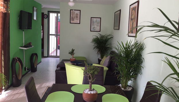 Zona de estar del vestíbulo