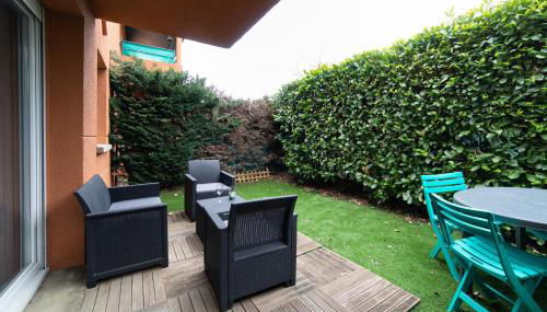 Hometimal Blagnac - T2 - Free Parking - Terrasse - Jardin - Foto 3