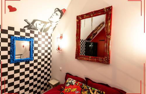 LOFT "POP ART 50's" Idéal PRO - Écran cinéma rétroprojecteur - WIFI Fibre - Borne arcade de jeu - Centre Ville - Foto 32