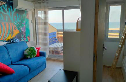 Appt T1 bis, terrasse face mer, rénové, climatisé - Foto 4