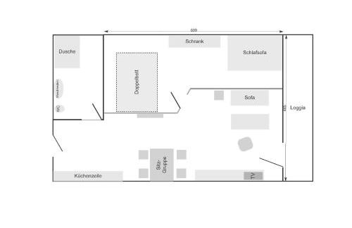Ferienwohnung L354 für 2-5 Personen an der Ostsee - Foto 5