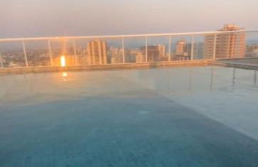 Priority Apartamento perto da praia em Praia Grande, Wifi, Garagem e Vista - Foto 25