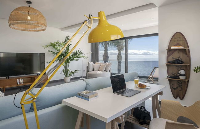 With Pool and Superb sea View - Villa Candelária - Foto 44