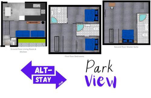 Alt-Stay Accommodation - Lofthouse, Wakefield M1 - 3 Bed En-suite With Parking - Ideal For Contractors & Long Stays - Foto 22