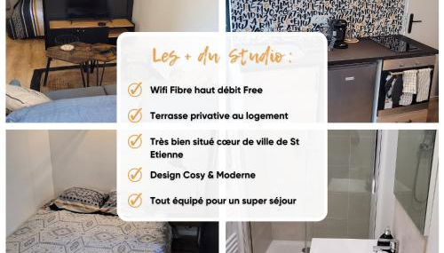 Studio cosy Saint-Étienne centre ville - Foto 3