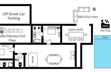 Stylish 6 Bedroom Villa Princesa - Hot Tub - Heated Pool - Near Beach & Waterparks - Foto 55