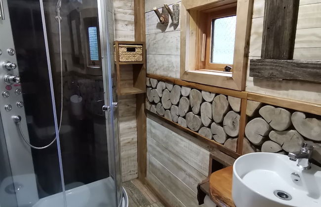 Wonderful Rustic Cabin 2, With Native Logs, on the Banks of the Trancura River - Foto 21