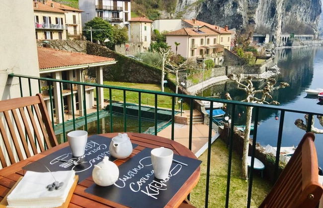 Mamma Ciccia Holiday Home - Front Lake Apartment, beach and swimming pool - Foto 13