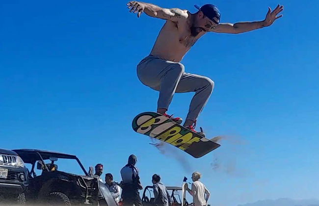 Sandboarding sur la plage d'El Mogote - Photo 2