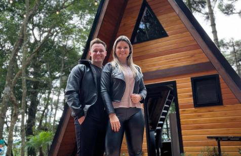 Cabanas da Mata Com Vista para as Montanhas na Serra Gaúcha - Foto 40