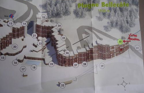 MON SKI A LA PLAGNE - PLAGNE BELLECOTE Résidence 3000 - Foto 43