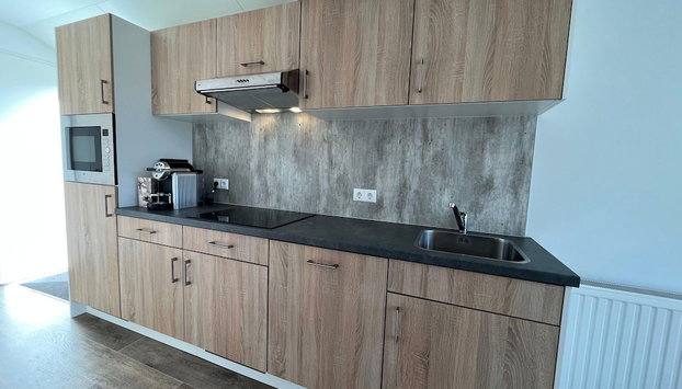 Cozy Chalet With Dishwasher, Adjacent to the Hoge Veluwe National Park - Foto 5, Cucina privata