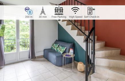 Le Duplex , Proche Gare RER, Parking, Arrivée autonome - Foto 1