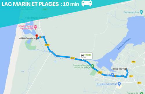 Le Cosy & Reposant, 3 étoiles, 6p, 7 min Océan & Plage, - Foto 34