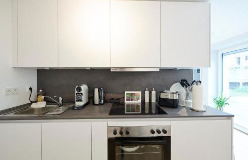 Stilvolles Apartment ruhig, 24-7 Self-Check in, WLAN top, Parkplatz an der Strasse, Bushaltestelle vor Haus - Foto 15