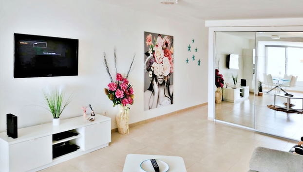 Las Americas Best-suite - Large Apartment With View, Garden and Swimming Pool - Foto 4, Zona de estar