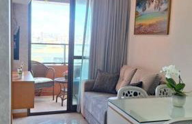 Apartamento com 2 suítes, varanda, vista mar, infraestrutura - Foto 7