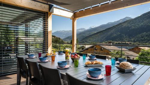 Chalet neuf, Jacuzzi, piscine privée mai-sept, pétanque, proche Paradiski - Foto 5