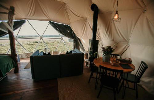 Dome Meadow 5 With Outdoor Tub At Tapnell Farm - Foto 29
