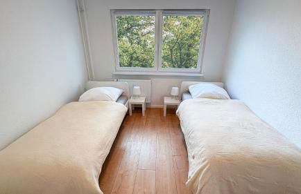 Ausgestattete Wohnungen für Monteur-Teams mit kostenlosem Parkplatz, WIFI, TV, Waschmaschine, Küche, Balkon, Restaurants und Supermarkt - Foto 9