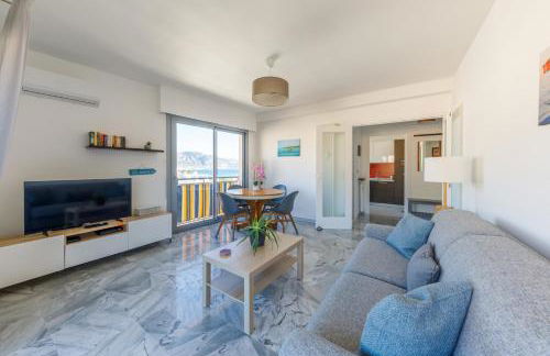 Vue Mer, Terrasse & Garage Privé, Lumineux Appartement à 2 min de la plage - Foto 12