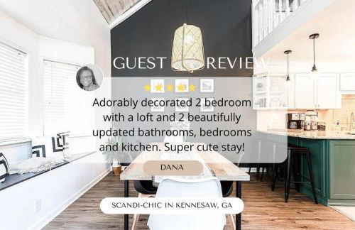 Scandi Chic-mins to KSU, Sleeps 5, wKing, pet friendly - Foto 27