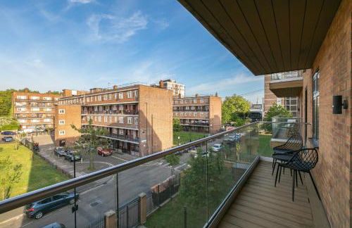 Modern Hoxton 2 Bed, 2 Bath Apartment with Balcony Sleeps 6 - Foto 25