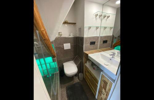 gemütliche rustikale Wohnung mit Kamin und optionalem Whirlpool - Foto 26