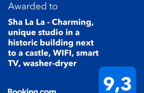 Sha La La - Charming, unique studio in a historic building next to a castle, WIFI, smart TV, washer-dryer - Photo 10