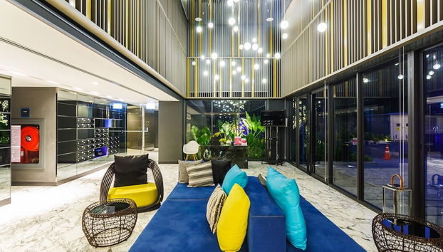 Zona de estar del vestíbulo