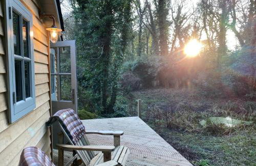 Chez Maurice Luxury Shepherds Hut with Bath and Hot Tub - Foto 10