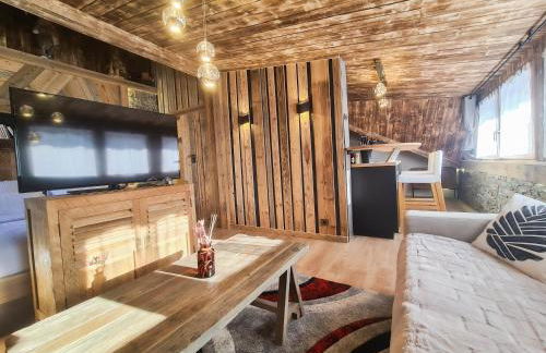 Studio Lachat - Centre village, vue montagnes - AravisTour - Foto 6