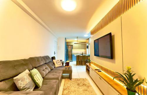 Apartamento a 150 M DA PRAIA com SACADA, WI-FI, PISCINA, PORTARIA 24h, PLAYGROUND e vaga de GARAGEM - Photo 20