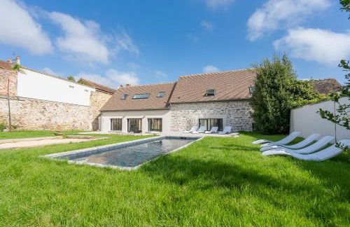 Villa Albertine, 4 chambres en plein cœur de Barbizon proche lisière de Forêt - Foto 16