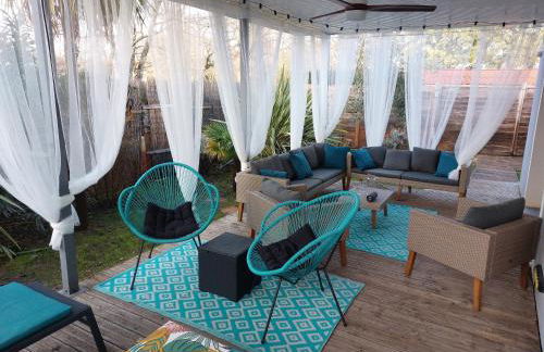 BASSIN D'ARCACHON, Maison vacances climatisée au calme, proche plage - Foto 28