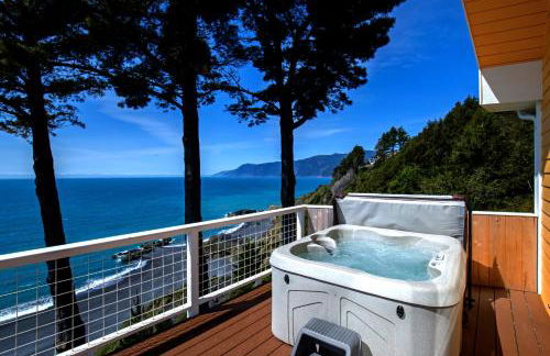 Gorgeous Oceanview, by OceanviewHotTubs Oceanfront! Shelter Cove, CA Tesla EV Station - Foto 17