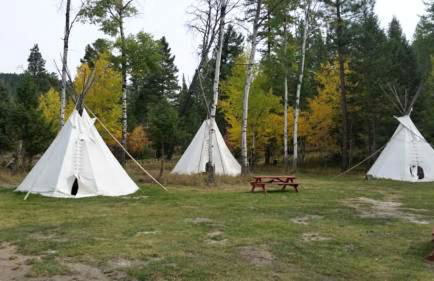 Authentic Tipis with Stunning Mountain Views near Whitefish, Montana - Foto 1