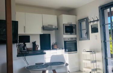 Bel Air Studios-Terrasse couverte-Jardinet-Vue Pont de Normandie-Parking privé - Foto 9