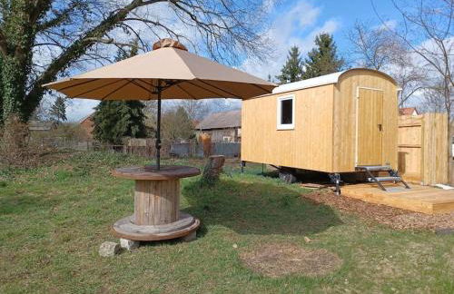 Zirkuswagen Glamping für 2 mit Veranda Küche Netflix Parken und Hofladen - Foto 15