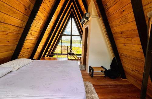 Chalé Recanto - ofurô, banheira, vista, cachoeira e lago em Alexânia - Foto 17