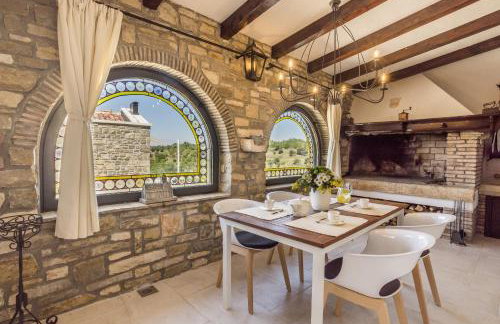 Residence Monte near Umag for 10 people with heated infinity pool, spa & play room - Foto 49