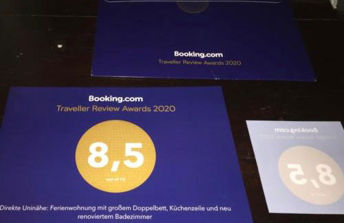 Direkte Uninähe: Ferienwohnung mit großem Doppelbett, Küchenzeile und neu renoviertem Badezimmer - Photo 9