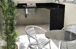 Frente ao Mar Guarapari Enseada Azul - Área Garden Churrasqueira Privativa, Ar condicionado e 02 vagas de garagem - Foto 10